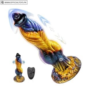 10 Inches Remote Thrusting Knotted Dildo Vibrator In Pakistan