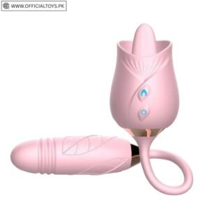 3-in-1 Licking Clit Rose Toy With Thrusting Egg Vibrator In Pakistan
