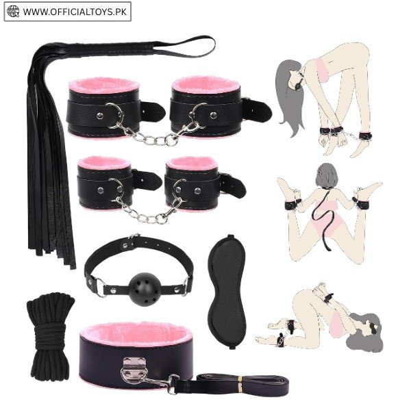 8 Pcs Sex Bondage Set for Beginners In Pakistan